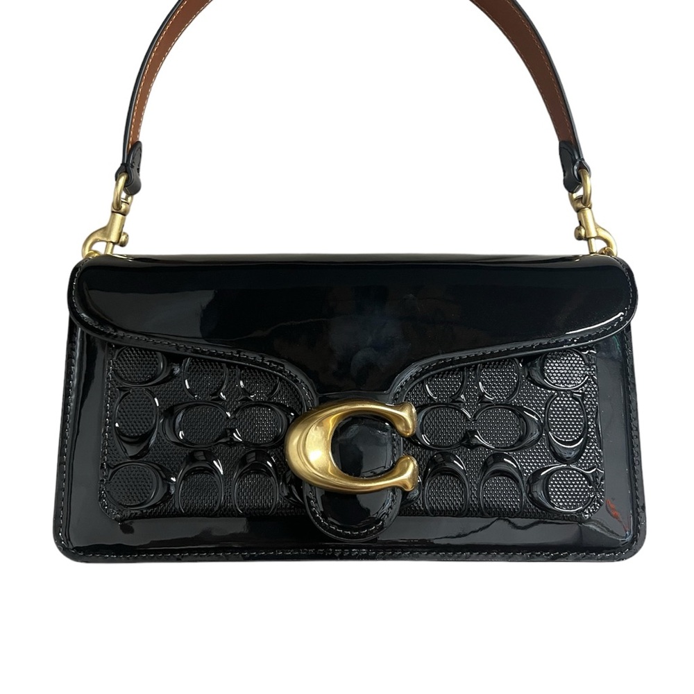 Coach Tabby Shoulder Bag 26 In Signature Leather Black NWT